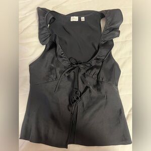 Aritzia Tonka Satin Blouse